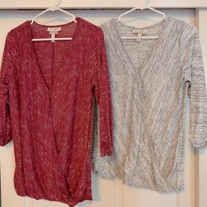 Bundle of 2 Jessica Simpson Nursing Tops